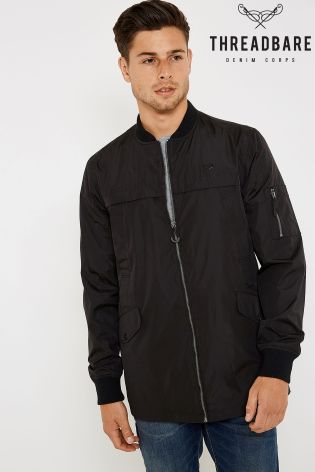 Threadbare Longline Padded Jacket